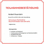 Feuerstein Haustechnik Zertifikat