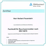 Feuerstein Haustechnik Zertifikat